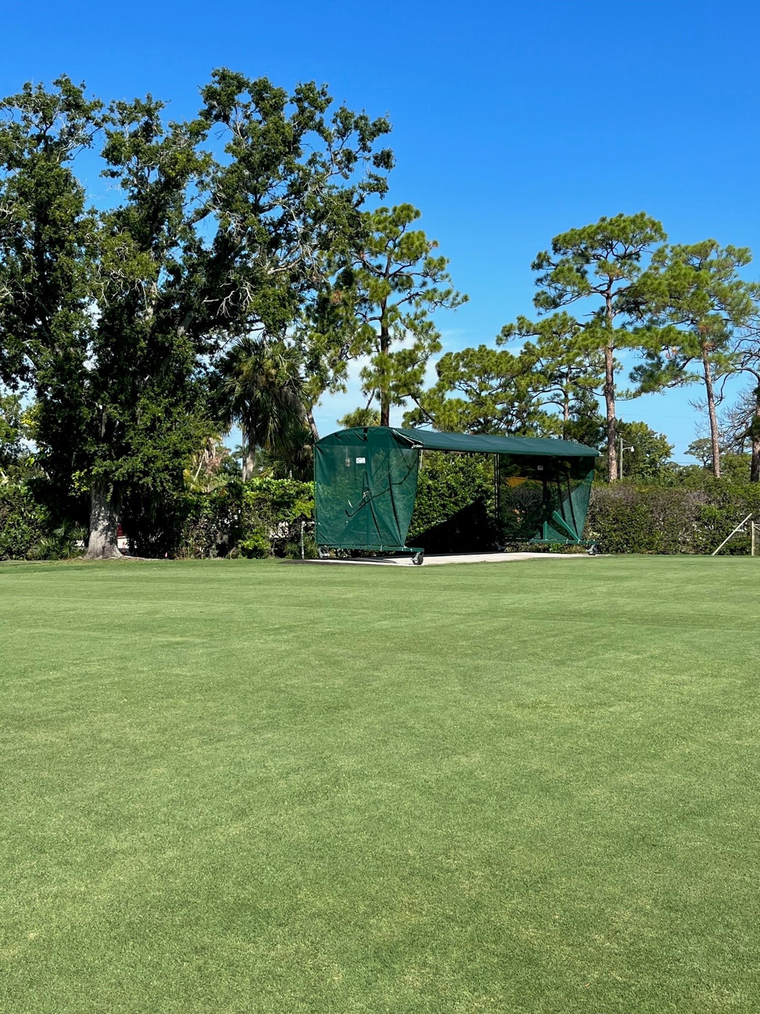 Practice Range Canopy New Concrete Pad - August 2023